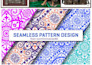 design seamless pattern for textile, fabric, clothing monogram pattern design